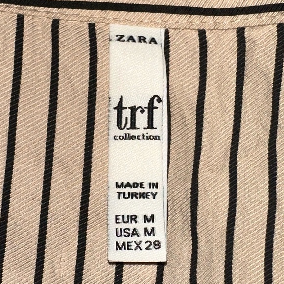 Women's Blouse - Cream - Black - Business Casual - Loose Fit - US M - ZARA - Picture 8 of 8